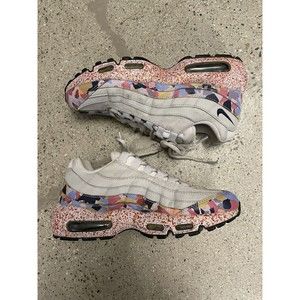 Nike Air Max 95 SE Confetti Vast Grey Sneakers Size 8